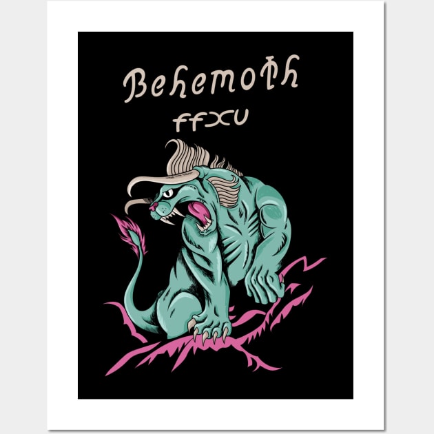 Behemoth Shirt Front & Back Wall Art by JailbreakArts